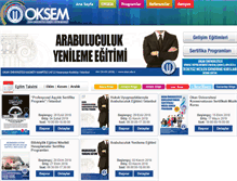 Tablet Screenshot of oksem.okan.edu.tr